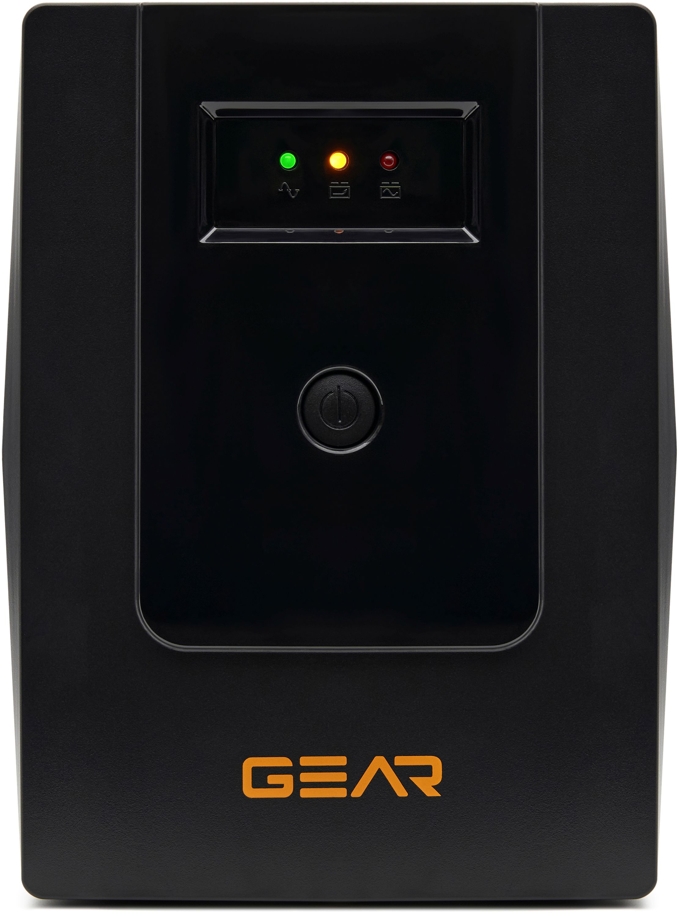 Пристрій безперебійного живлення GEAR 1000VA LED plastic RJ45+USB (GU-1000PL)